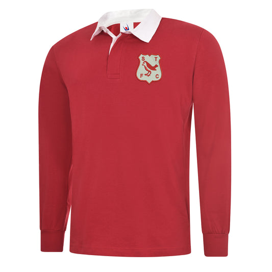 Retro Swindon 1961 Embroidered Classic Rugby Shirt