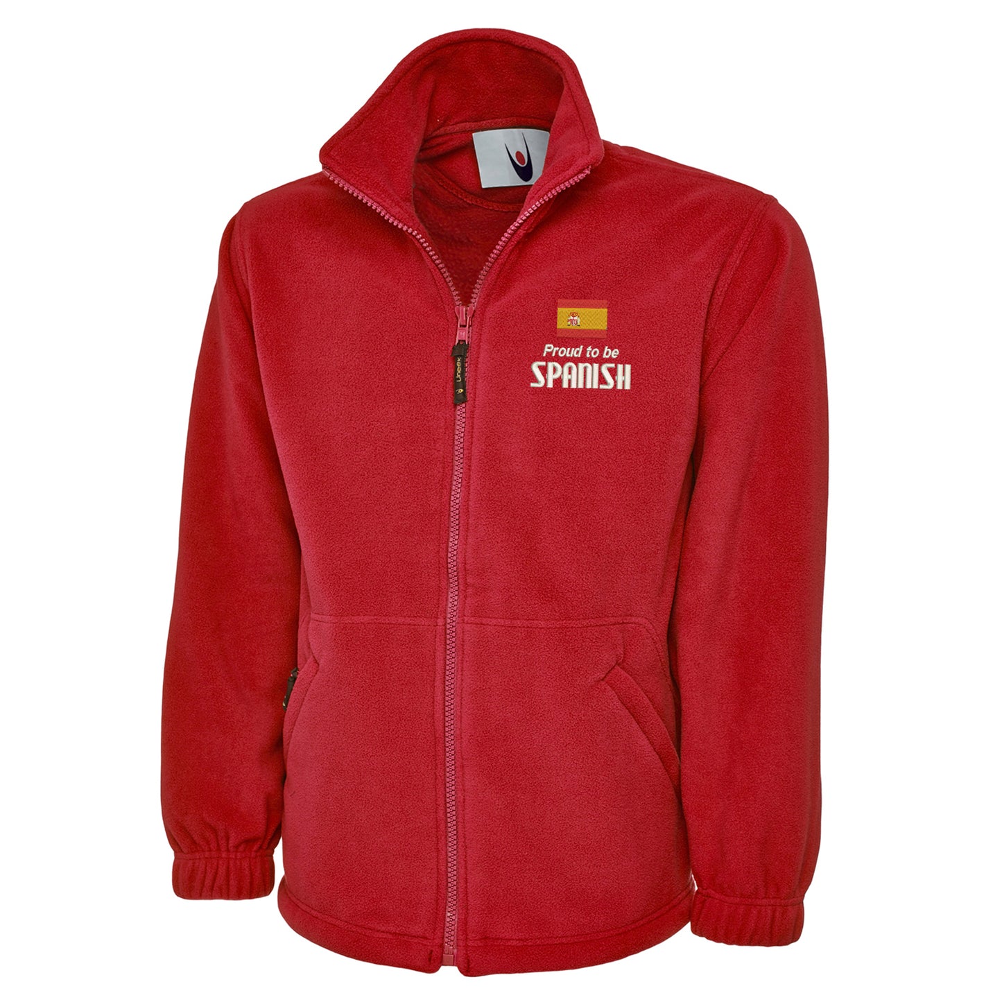 Proud to be Spanish Embroidered Premium Fleece