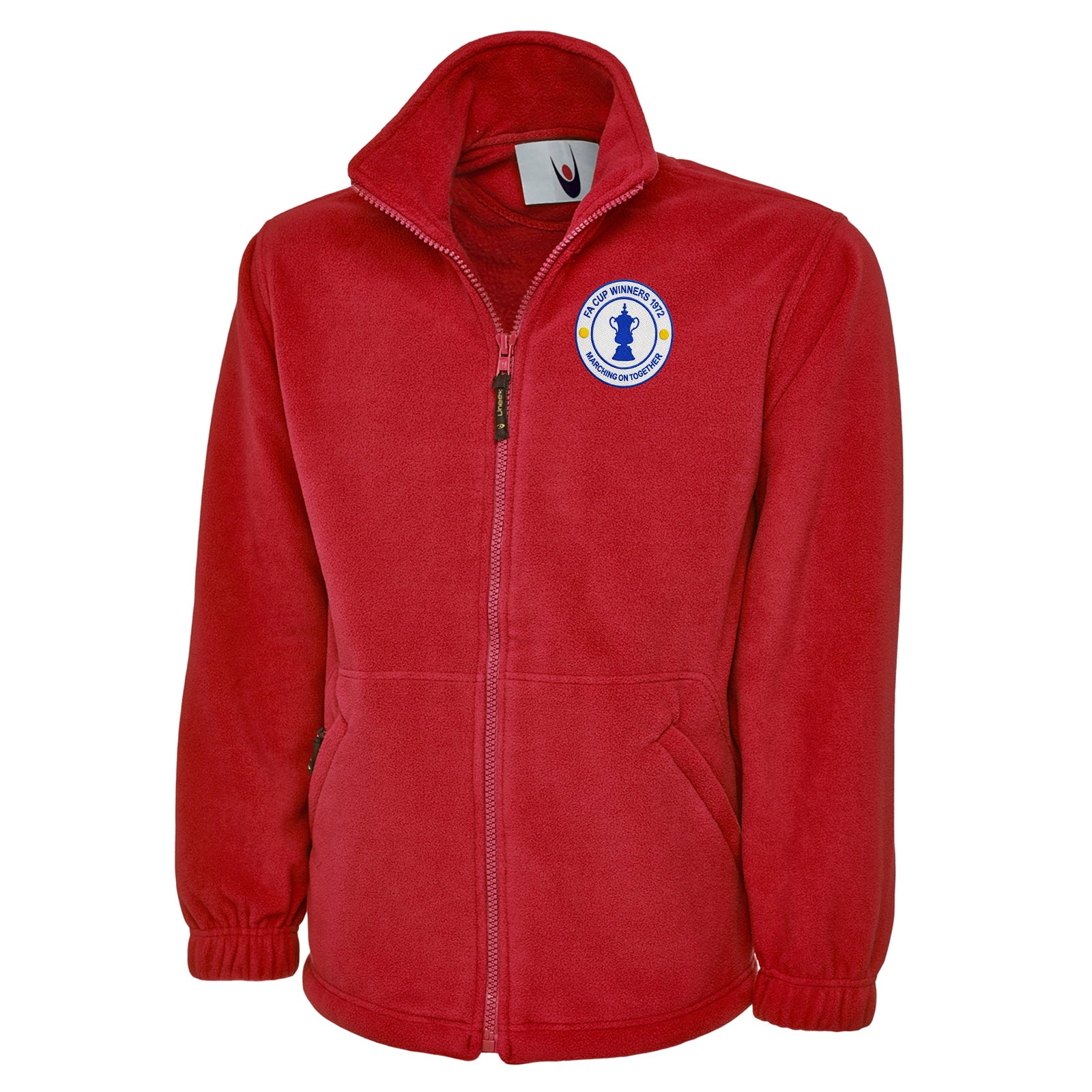 Old School Leeds United Fleece Jacket