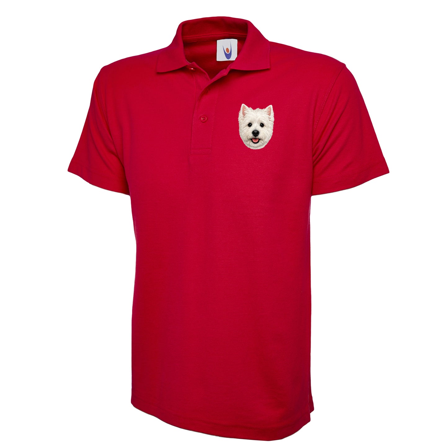 Westie Dog Face Classic Polo Shirt