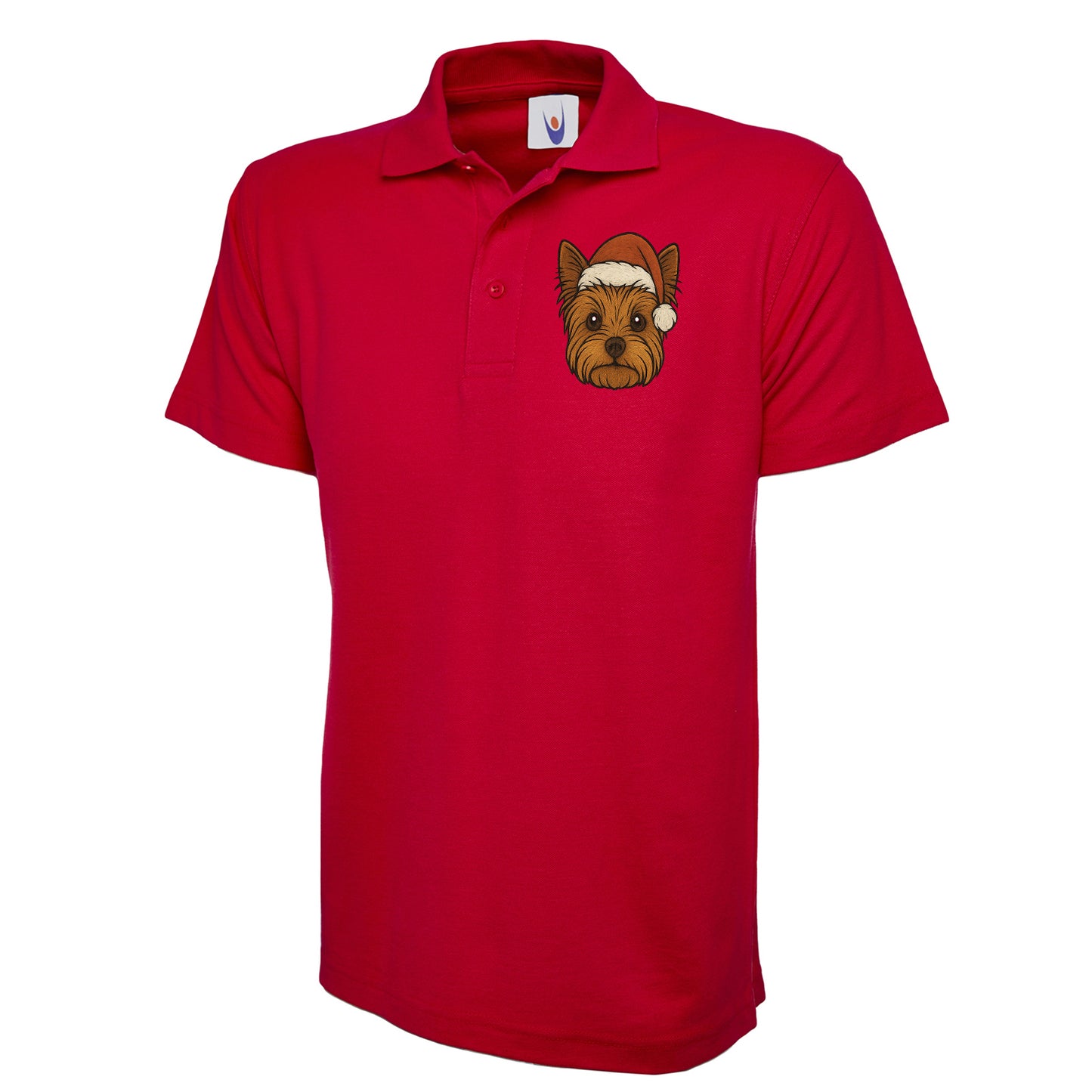 Yorkshire Terrier Christmas Polo Shirt