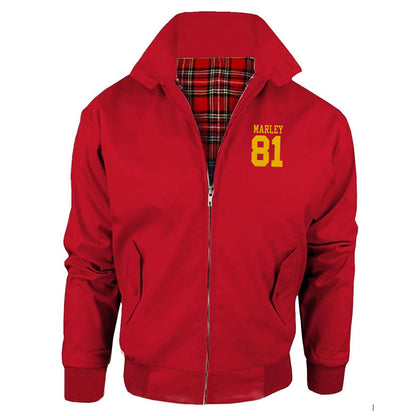 Bob Marley Football Jacket Mens