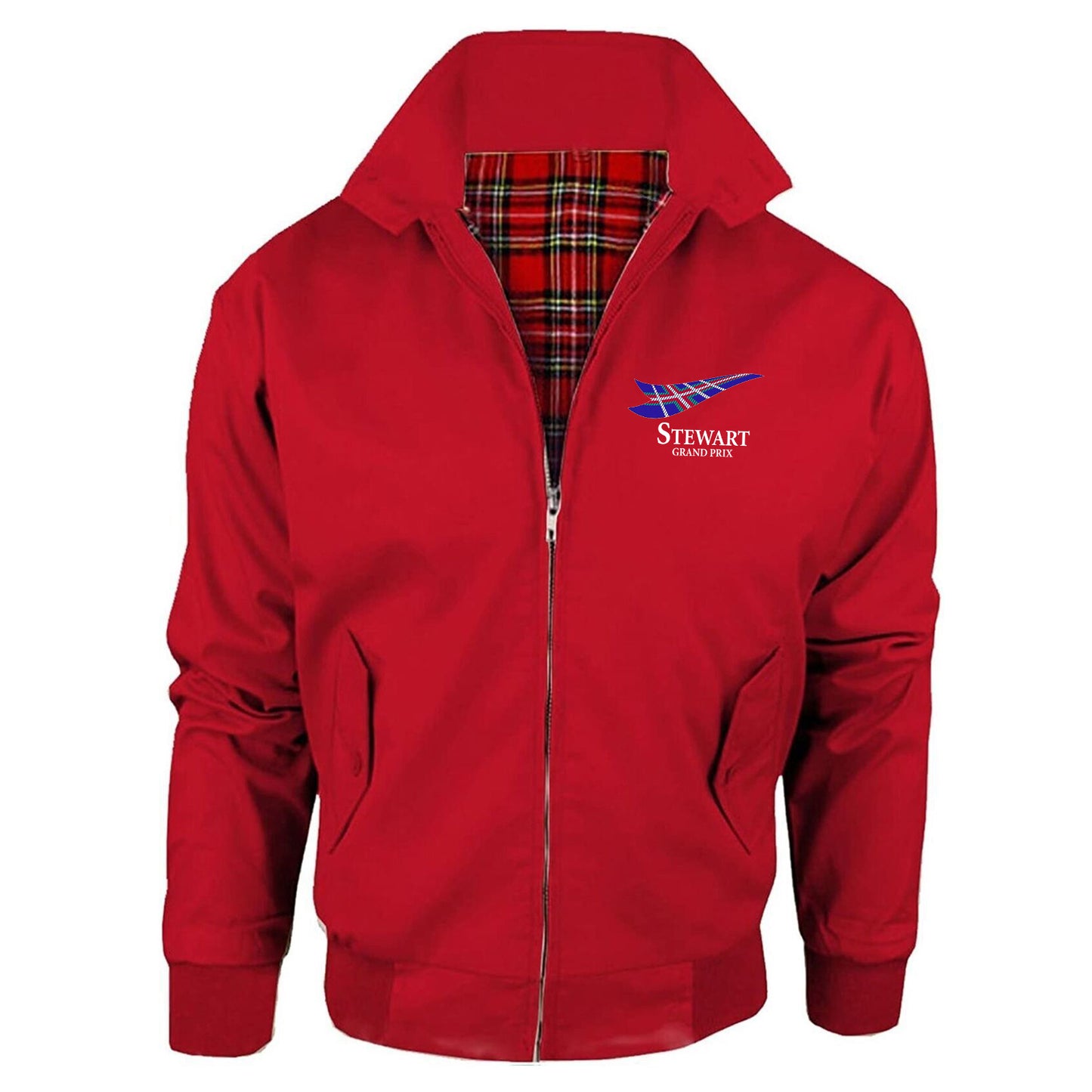 Retro Stewart Grand Prix Classic Harrington Jacket