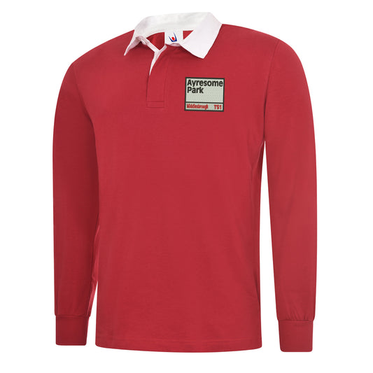 Ayresome Park TS1 Embroidered Classic Rugby Shirt
