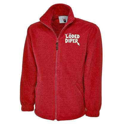 Loded Diper Rock Band Fleece Jacket