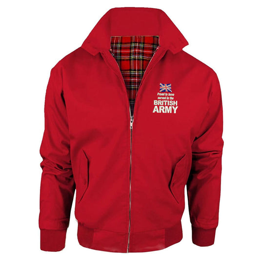 Proud to Have Served in The British Army Jacket Mens