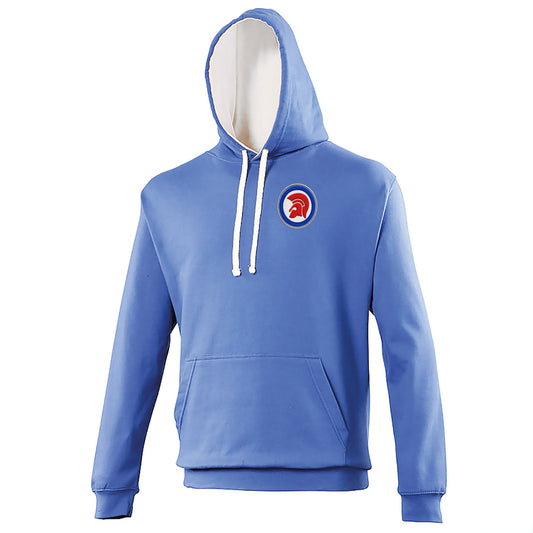 Trojan Helmet Roundel Contrast Hoodie