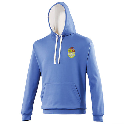 Retro Wrexham 1967 Embroidered Contrast Hoodie