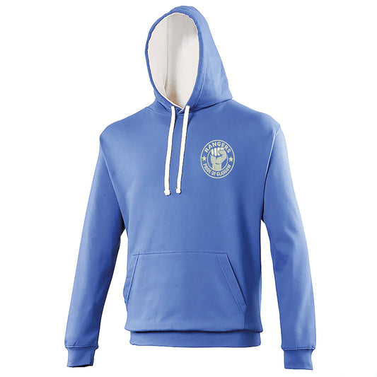 Rangers Pride of Glasgow Embroidered Contrast Hoodie