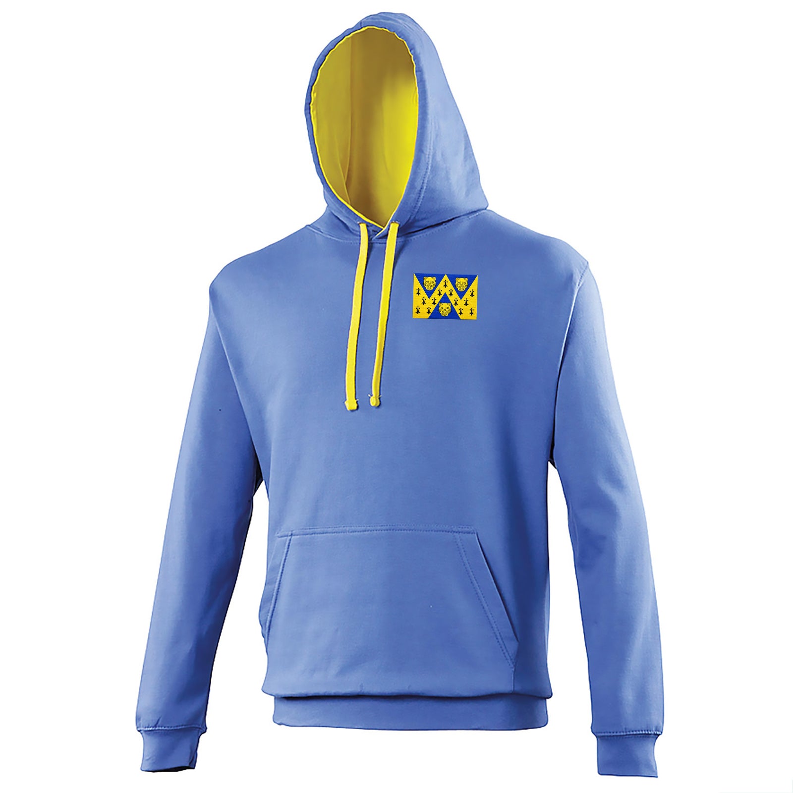 Flag of Shropshire Contrast Hoodie