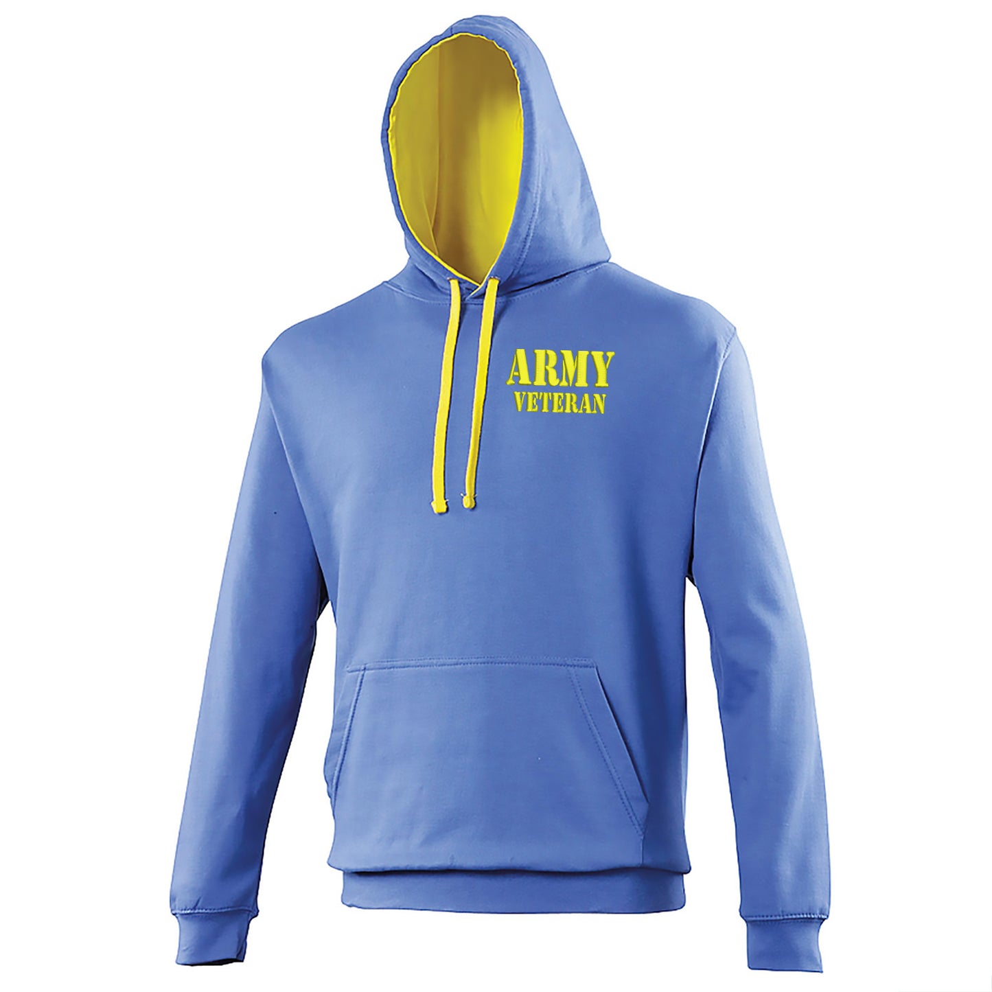 Army Veteran Contrast Hoodie 