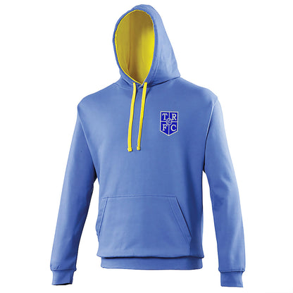 Retro Tranmere 1983 Embroidered Contrast Hoodie