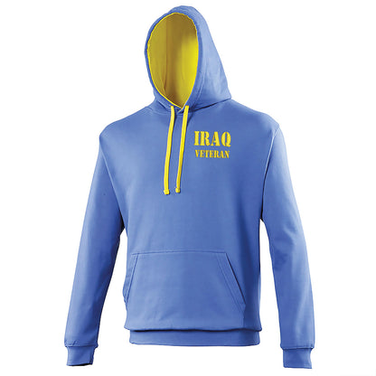 Iraq Veteran Contrast Hoodie