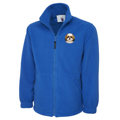 Shih Tzu Dog Face Fleece Jacket 