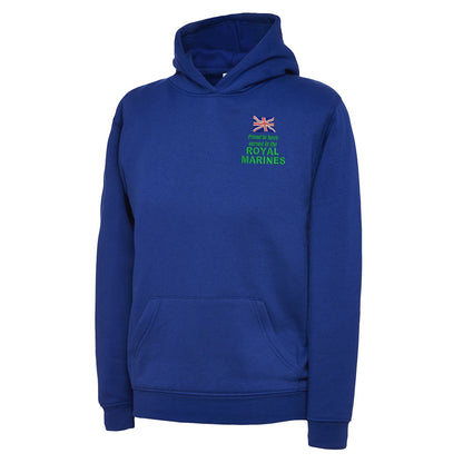 Proud to Have Served in The Royal Marines Embroidered Children's Hoodie