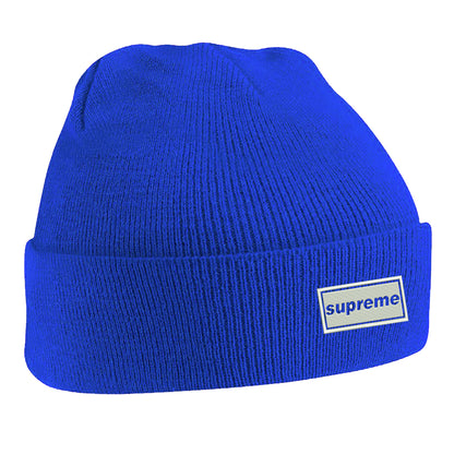 Supreme Embroidered Beanie Hat