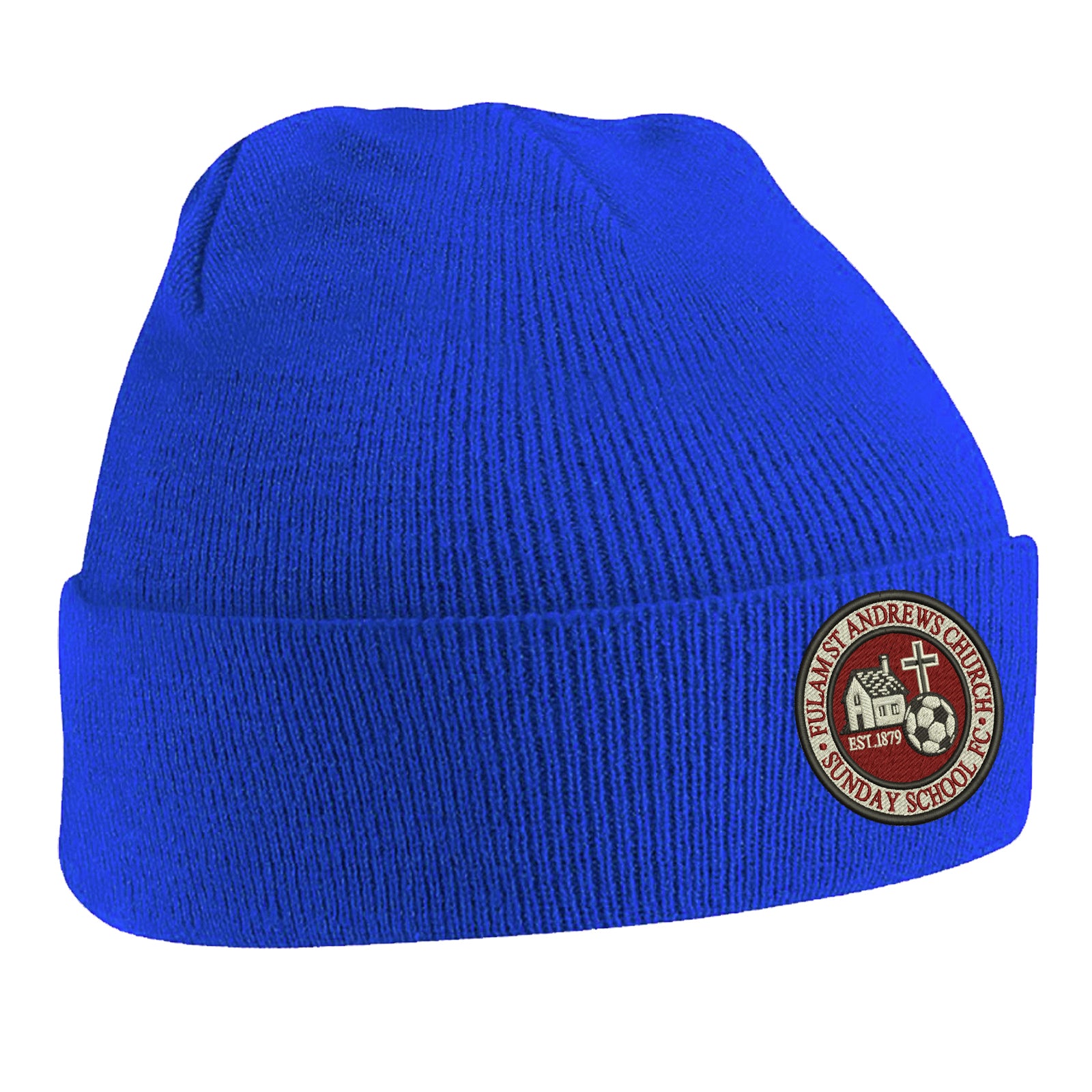 Old School Fulham Football Beanie Hat 