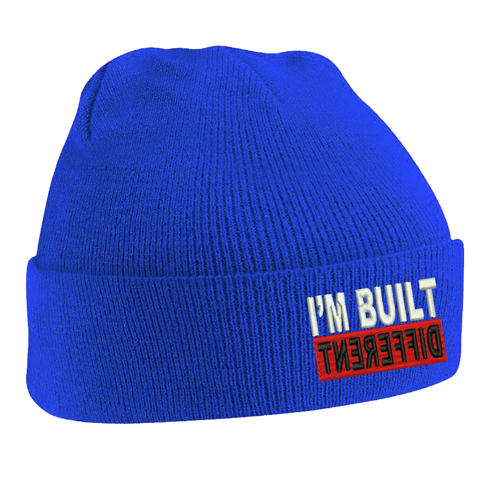 Hits Different Embroidered Beanie Hat