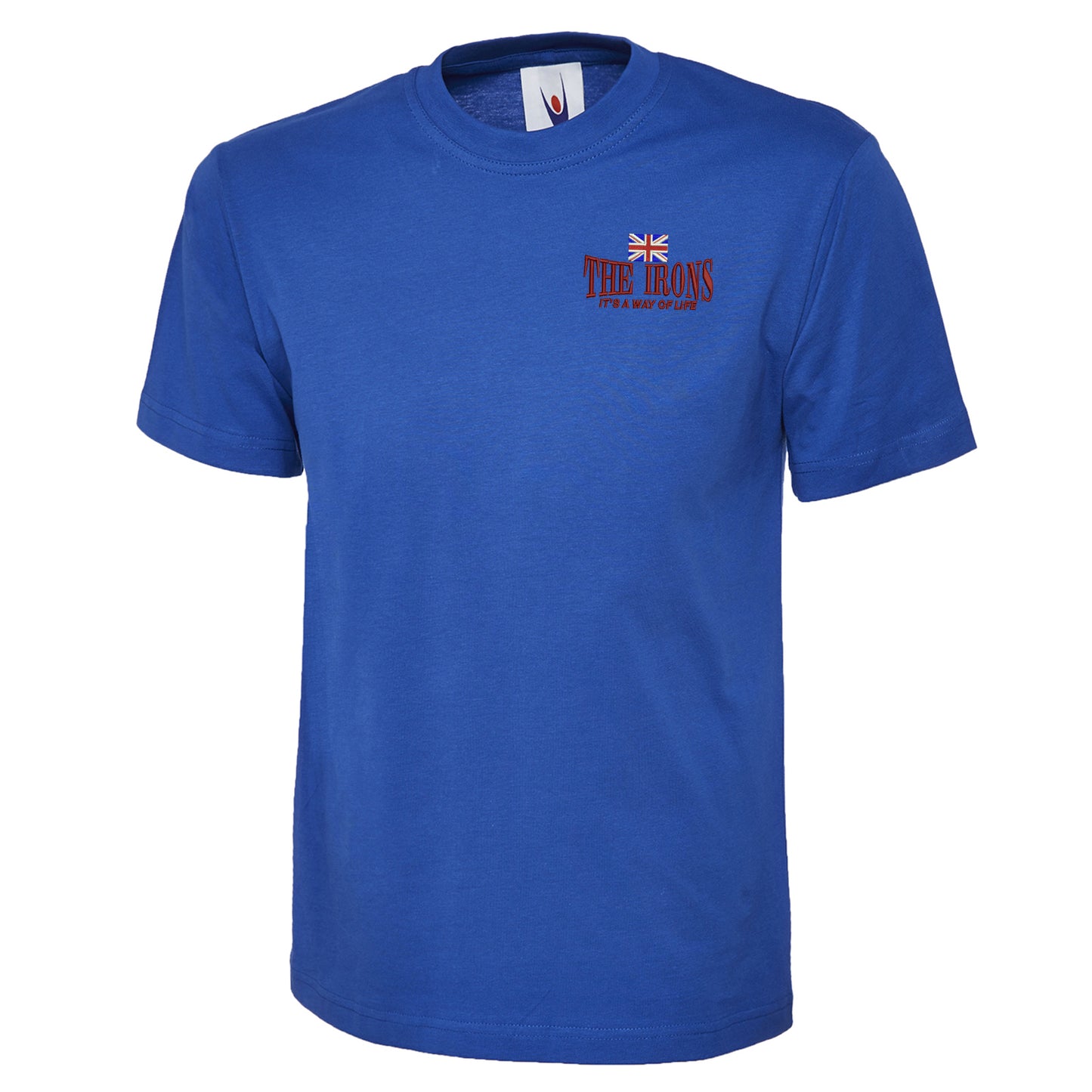 The Irons It's Way of Life Union Jack Embroidered Classic T-Shirt