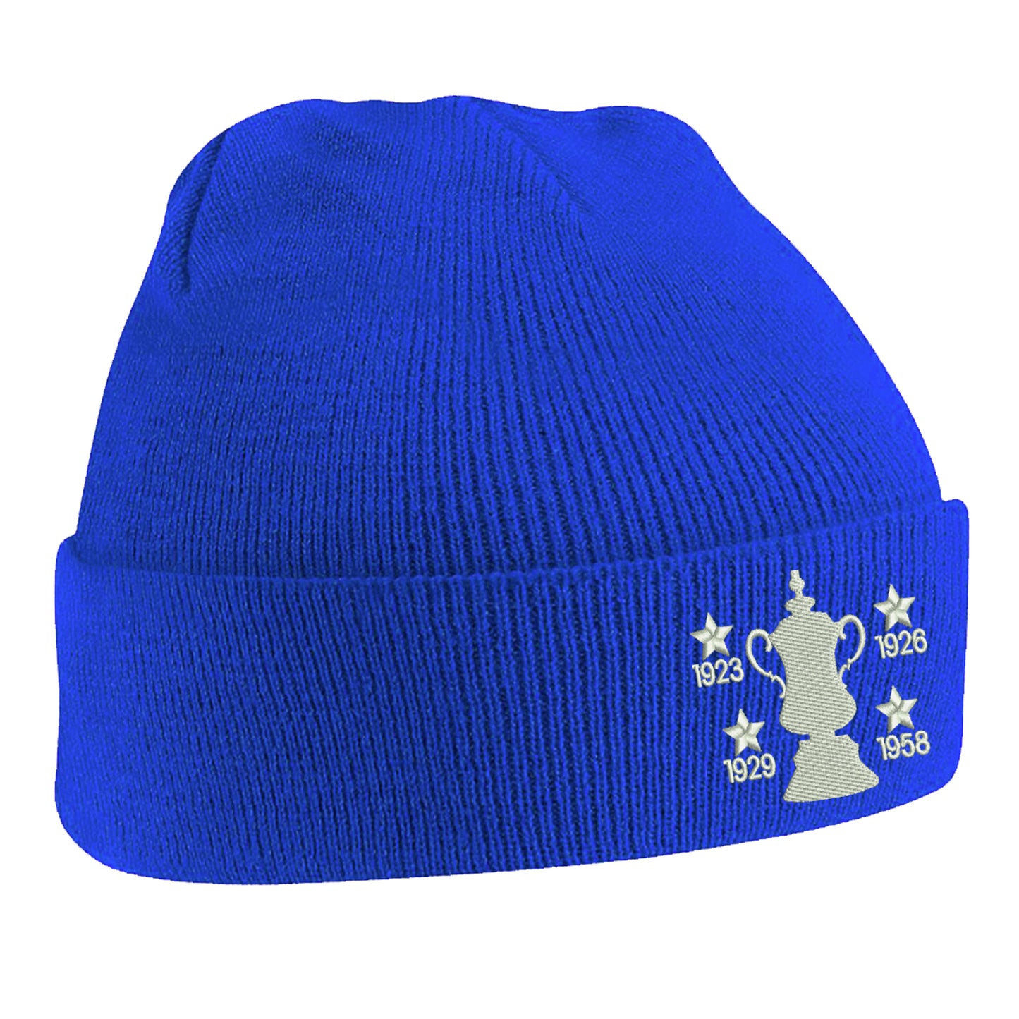 Retro Bolton Four Time Cup Winners Beanie Hat