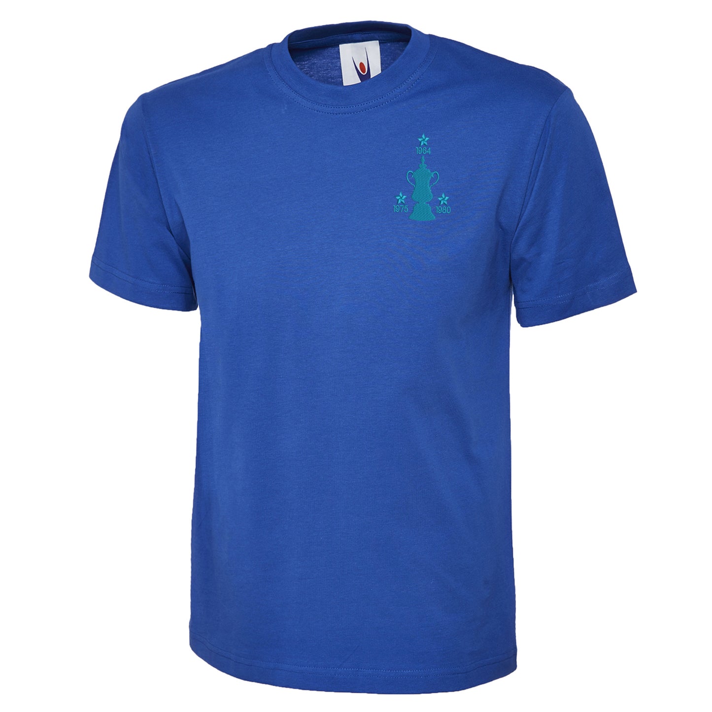 Retro West Ham Three Time Cup Winners Embroidered Classic T-Shirt