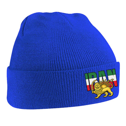 Iran Flag Beanie Hat