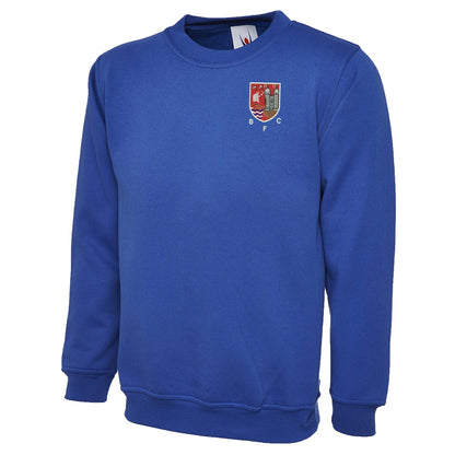 Retro Bristol Rugby 1980s Embroidered Classic Sweatshirt