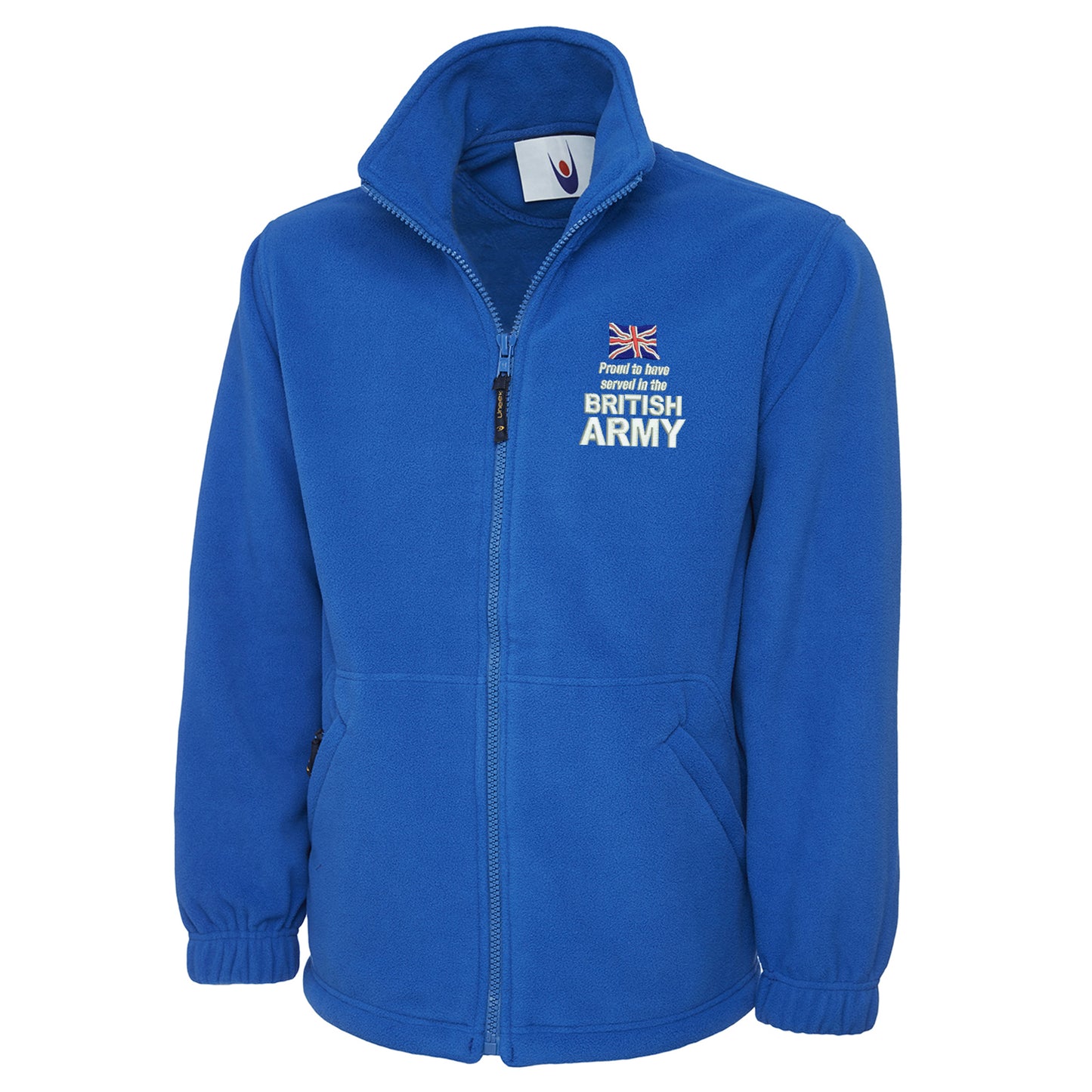 Proud to Have Served in The British Army Embroidered Premium Fleece