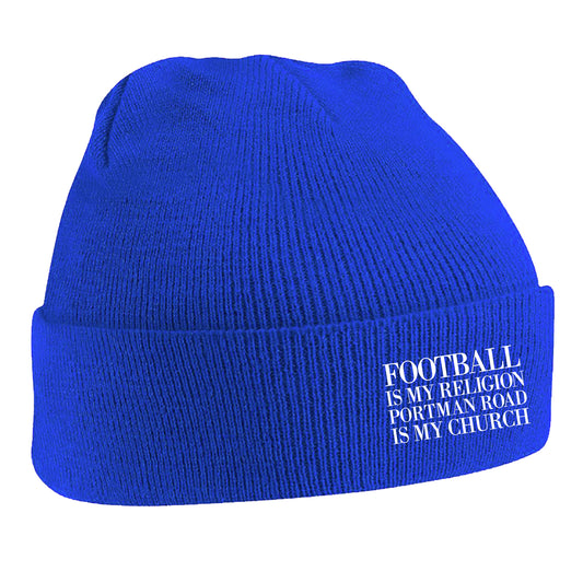 Ipswich Town Portman Road Beanie Hat