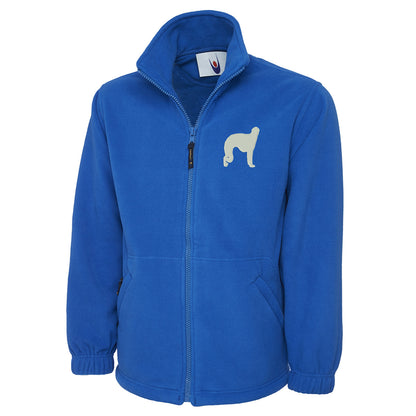 Borzoi Embroidered Premium Fleece Jacket