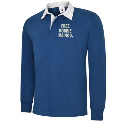 Free Kobbie Mainoo Embroidered Classic Rugby Shirt