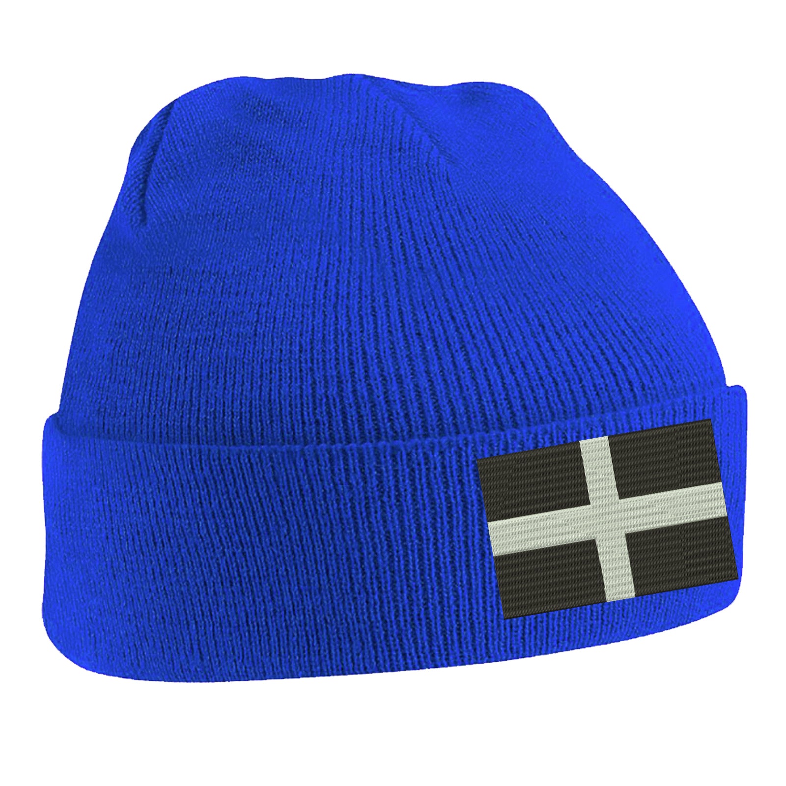 Saint Piran’s Flag Cornwall Beanie Hat 