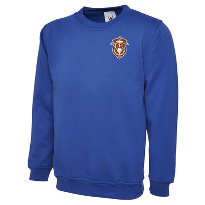 Retro Thames Ironworks FC Embroidered Classic Sweatshirt