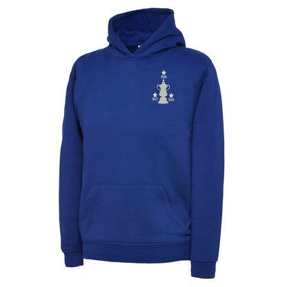 Retro Sheff Wed Three Time Cup Winners Embroidered Children's Hoodie