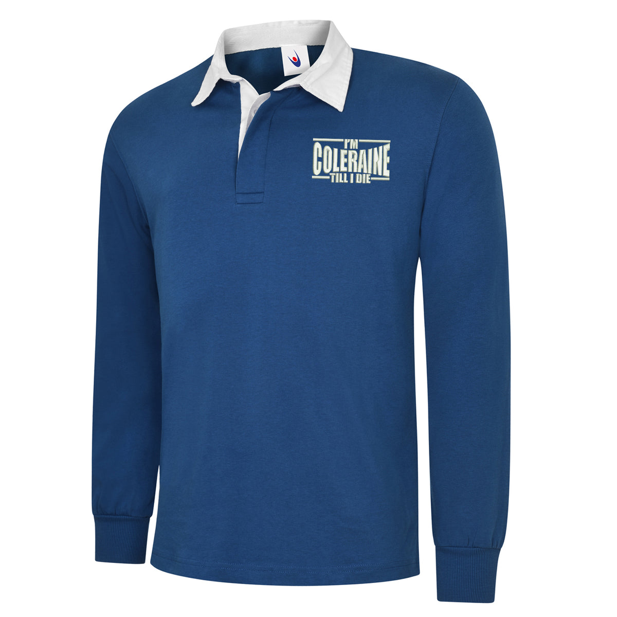 I am Coleraine Embroidered Classic Rugby Shirt
