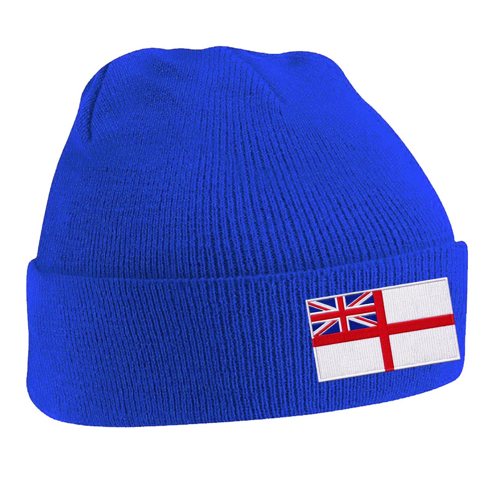 Royal Navy White Ensign Flag Beanie Hat