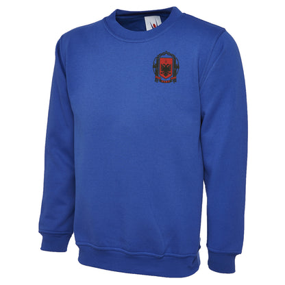 Retro Albania 1935 Embroidered Classic Sweatshirt