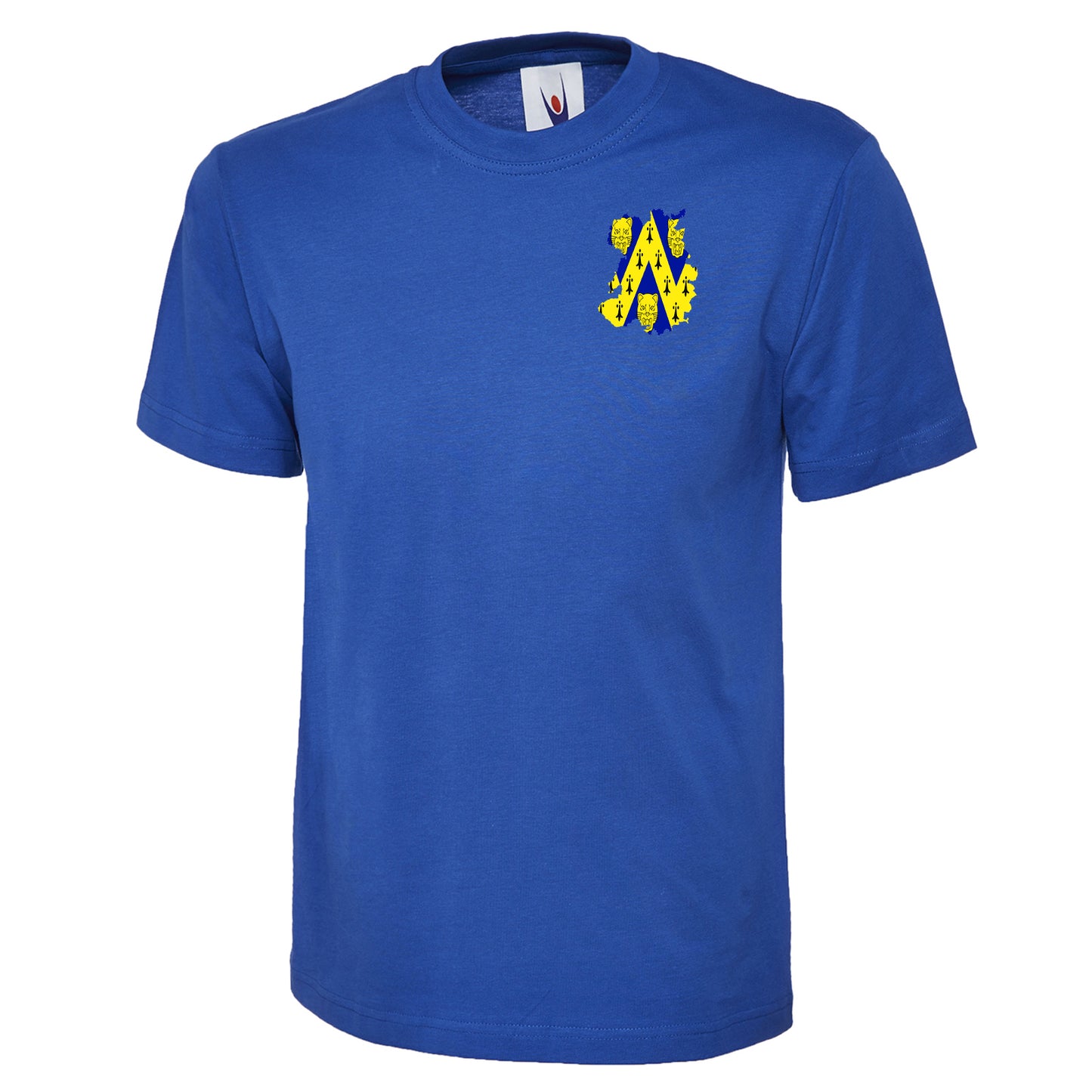 Shropshire Flag Map Embroidered Classic T-Shirt