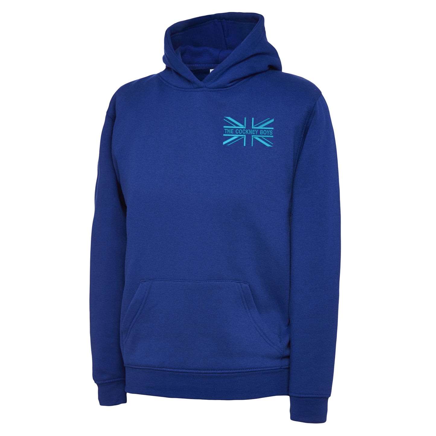 The Cockney Boys Union Jack Embroidered Children's Hoodie
