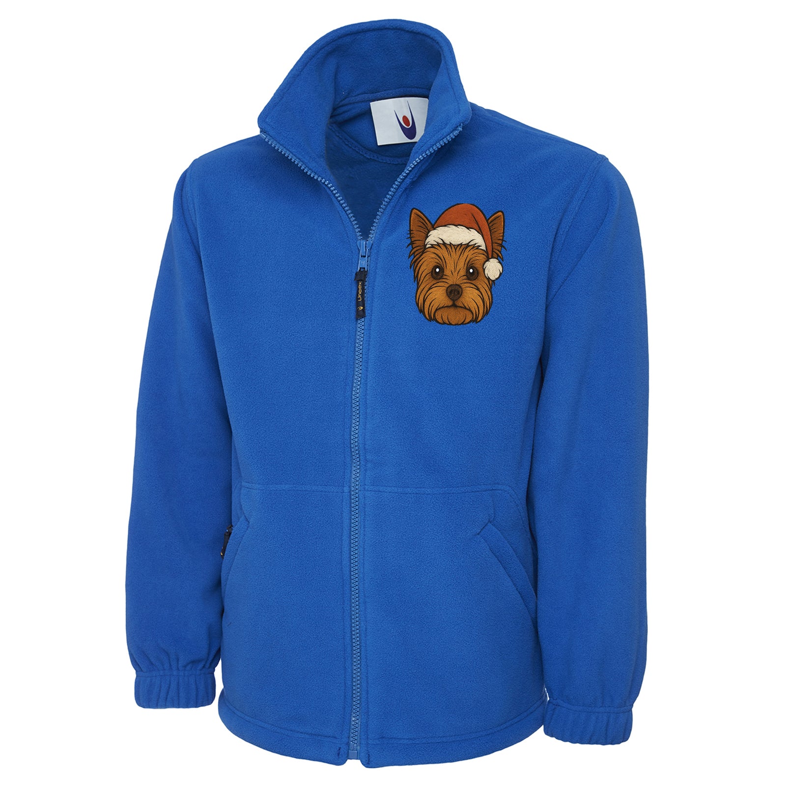 Yorkshire Terrier Christmas Fleece Jacket