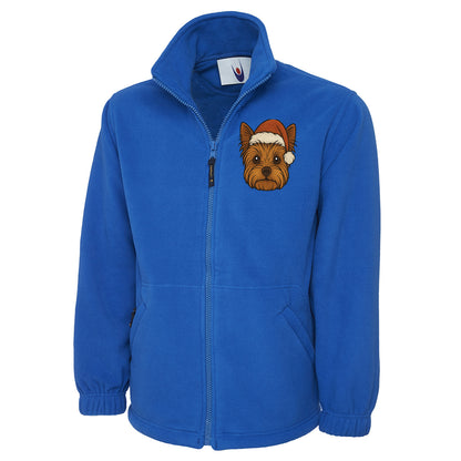 Yorkshire Terrier Christmas Fleece Jacket