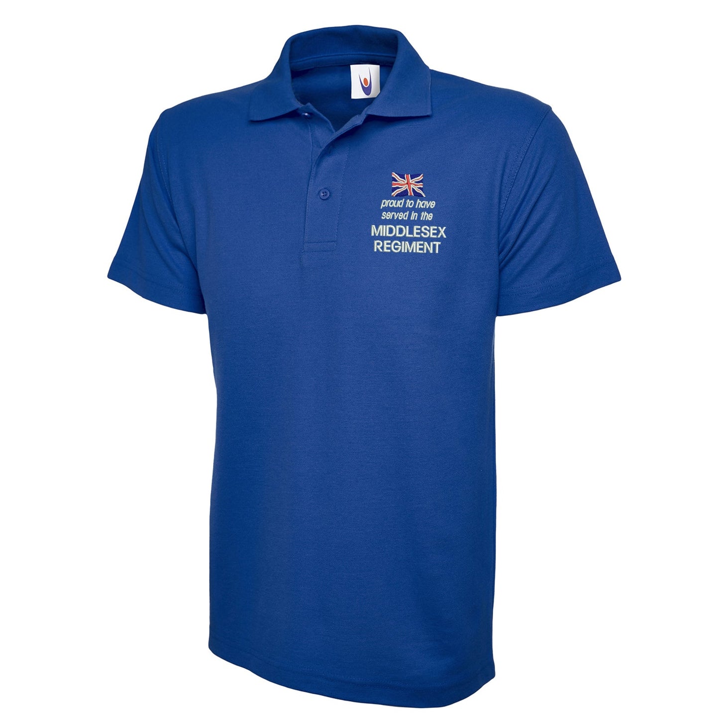 Proud to Have Served in The Middlesex Regiment Embroidered Classic Polo Shirt