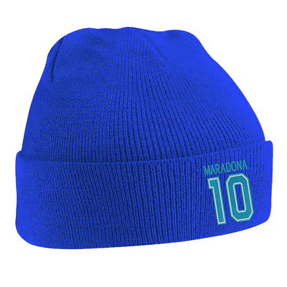 Maradona 10 Beanie Hat
