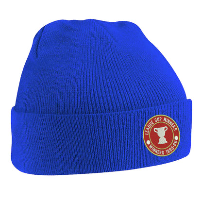 Retro Swindon Town Football League Cup Winners 1969 Embroidered Beanie Hat