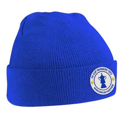 Old School Leeds United Beanie Hat