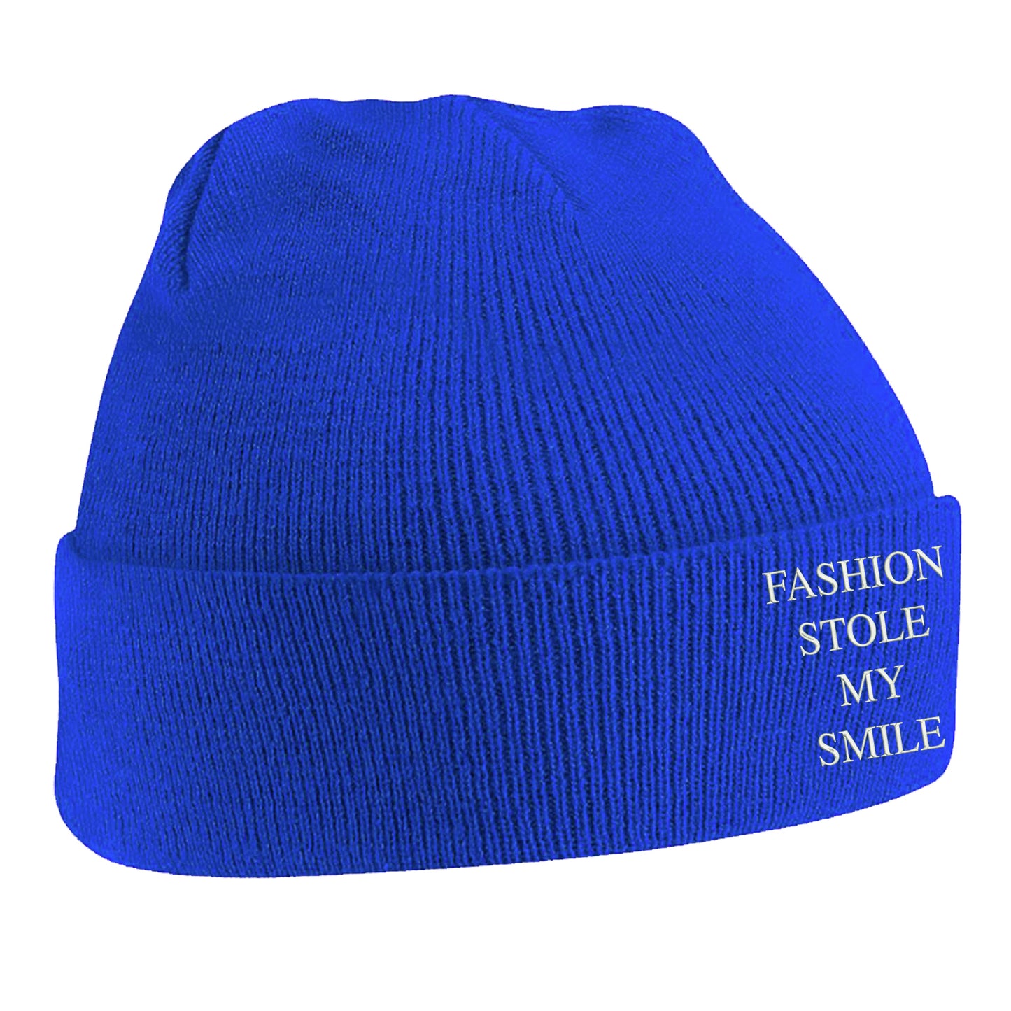 Fashion Stole My Smile Beanie Hat
