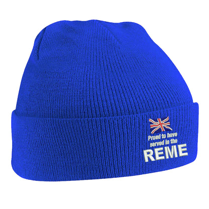 Proud to Have Served in The REME Beanie Hat