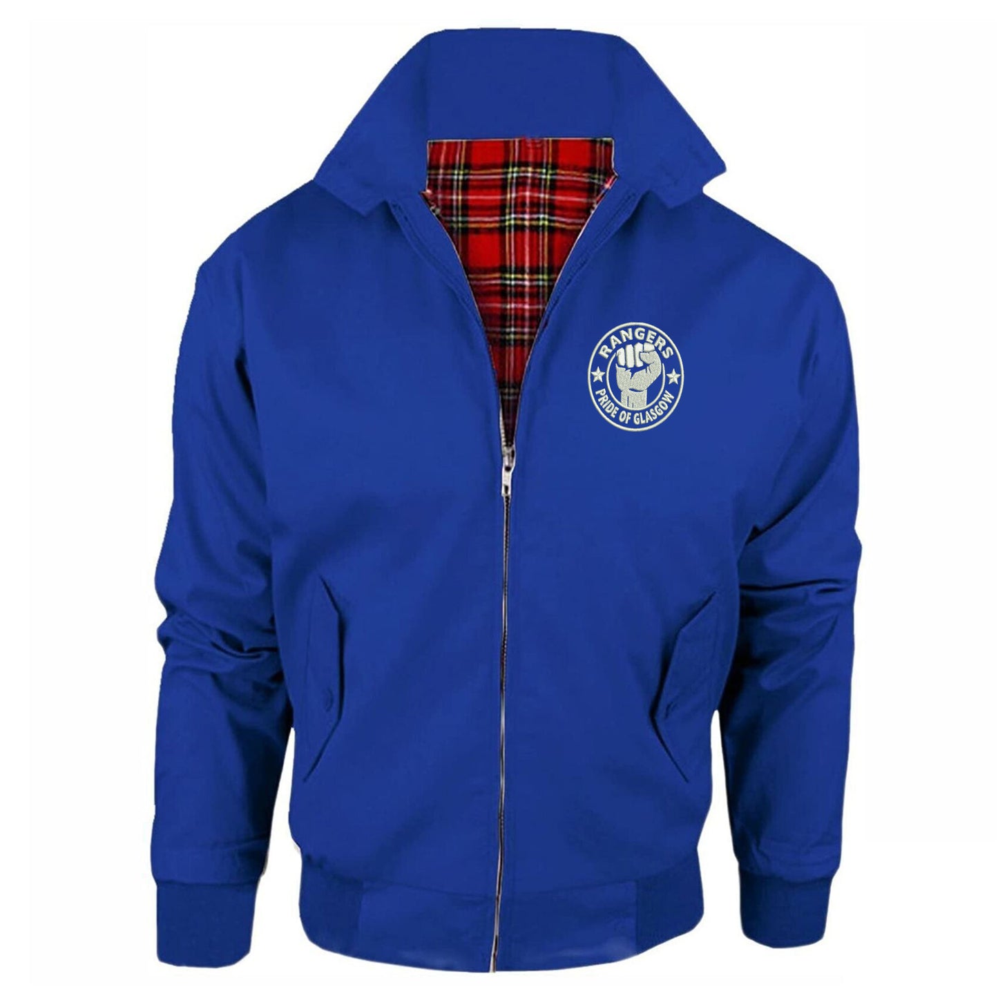 Rangers Pride of Glasgow Embroidered Classic Harrington Jacket