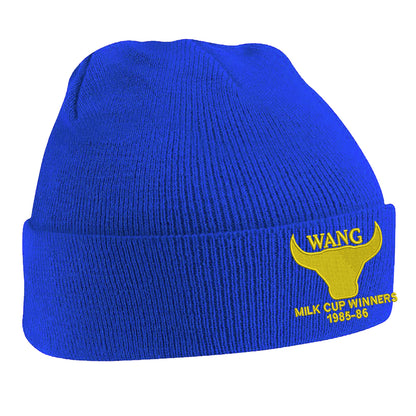 Retro Oxford Milk Cup Winners 1985-86 Embroidered Beanie Hat