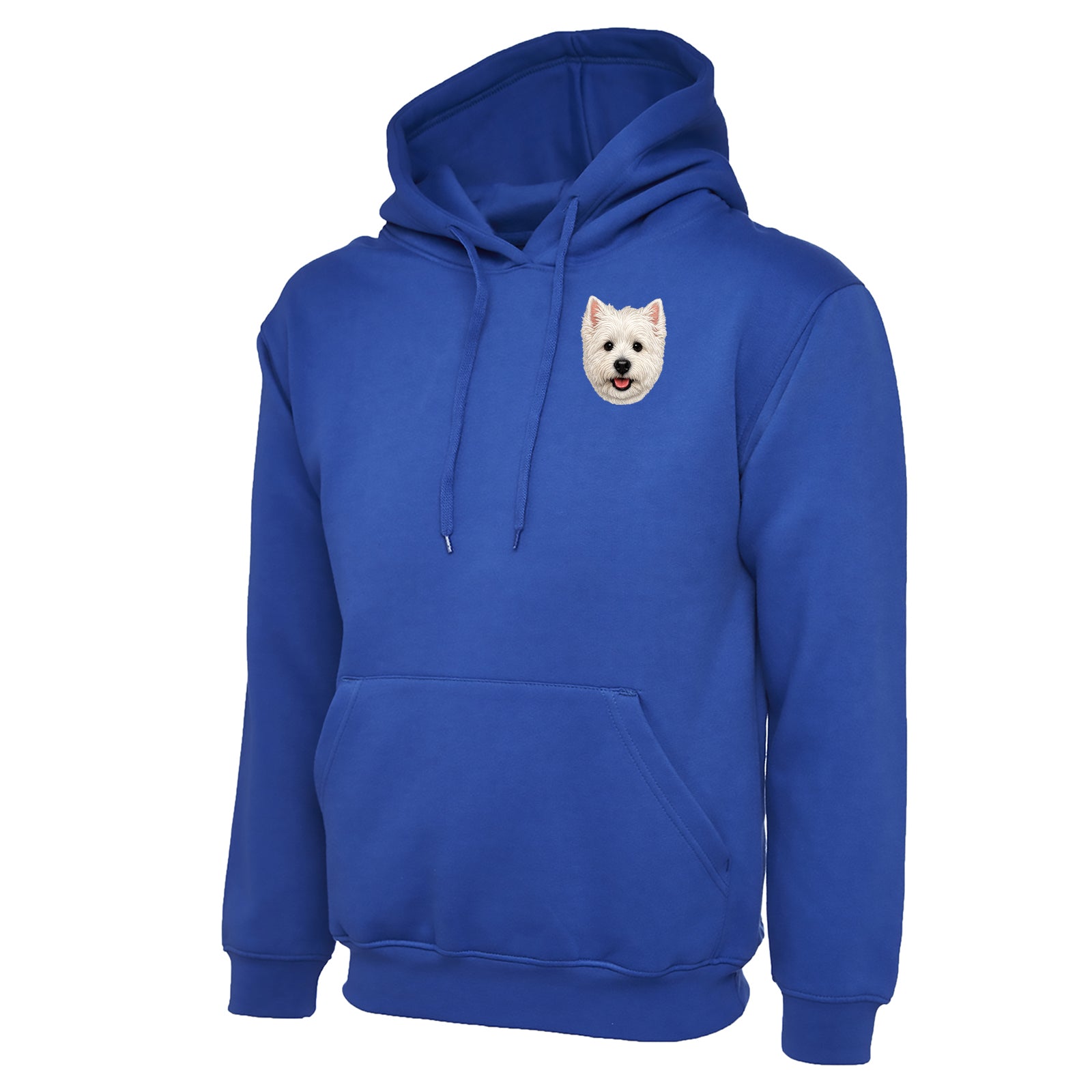 Westie Dog Face Hoodie 